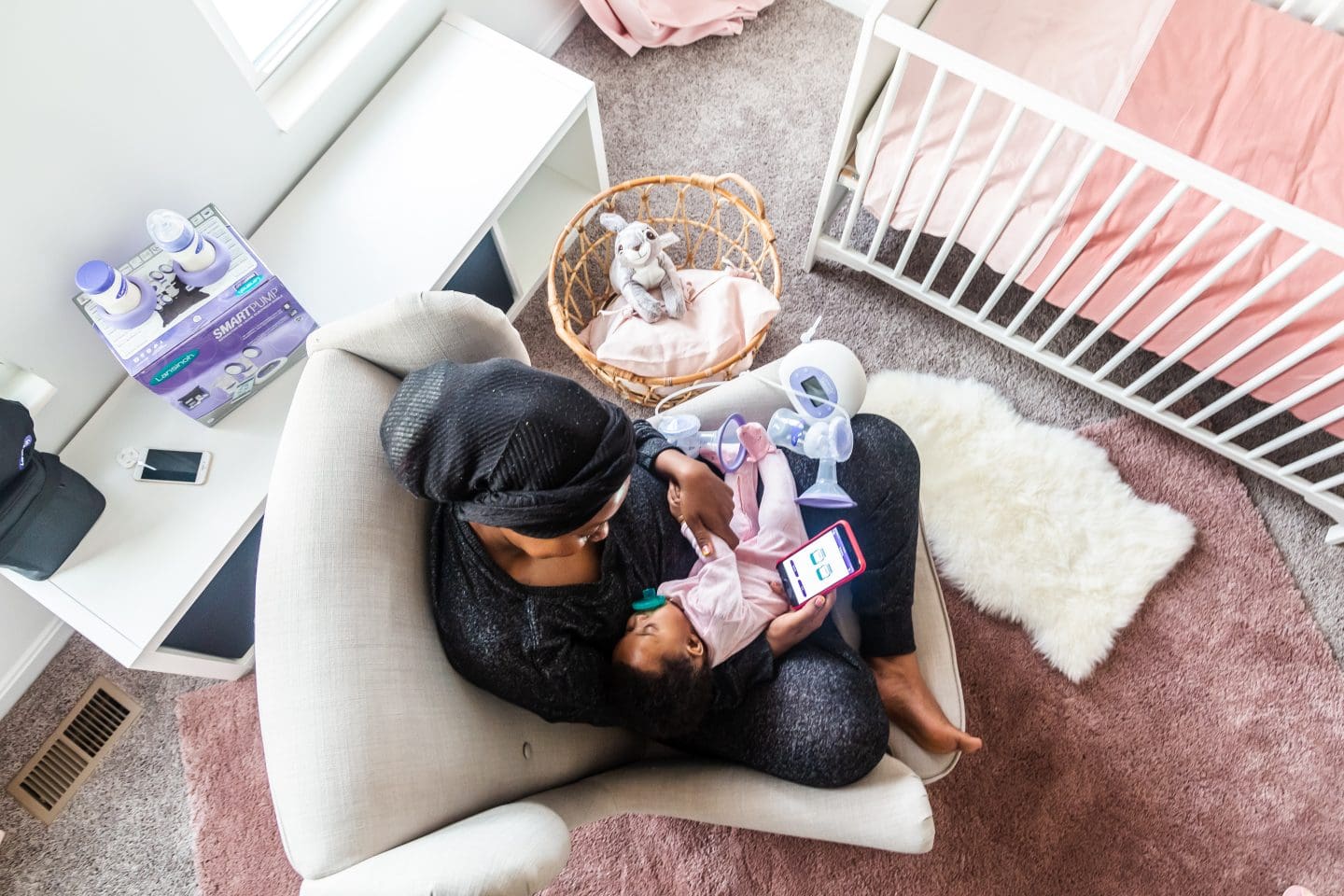 Mom Breastfeeding Baby